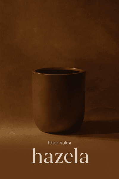 fiber saksı hazela
